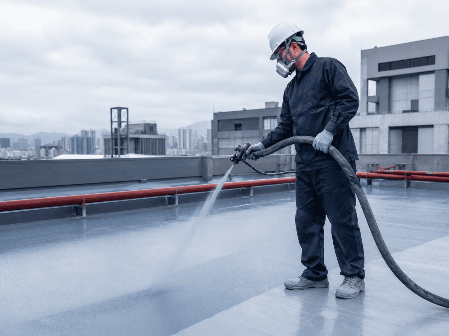 YU TAI professional spray coating application