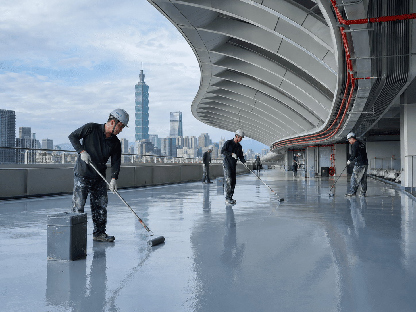 YU TAI coating applications in major public construction projects